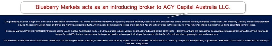 Blueberry Markets Regulation